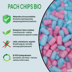 Bubble Gum - Wypełniacz skrobiowy Chrupack Pack Chips Bio 200l