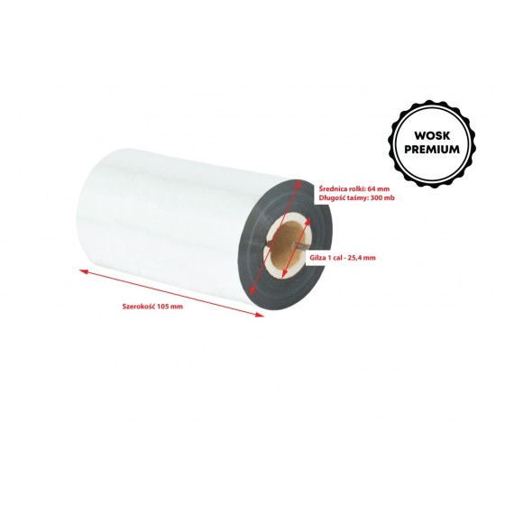 Kalka woskowa premium 105mm x 300mb 1cal OUT Kalka woskowa premium 105mm x 300mb 1cal OUT