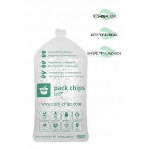 Wypełniacz eko skrobiowy Pack Chips Bio 400l biały PL