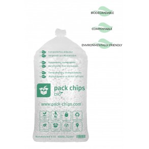 Wypełniacz eko skrobiowy Pack Chips Bio 400l biały PL