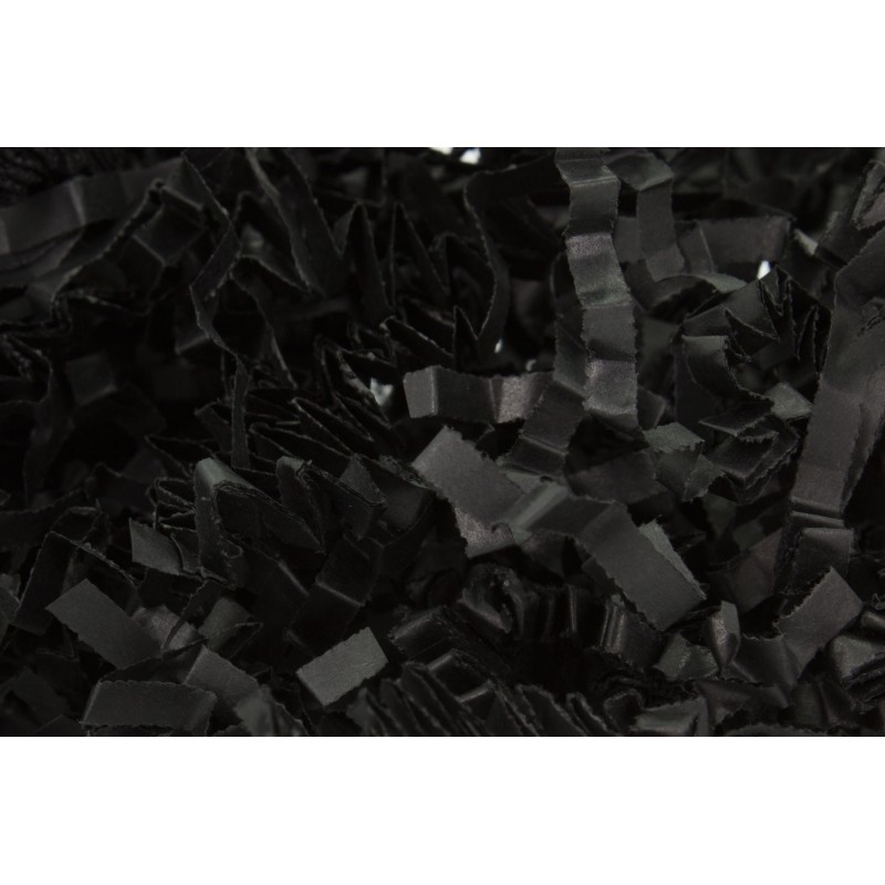 Wiórki papierowe basic 4mm 1kg czarne